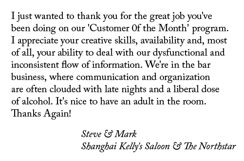 Testimonial - Keith Wilson Juliana provided an excellent end product in a short period of time. She was given very little direction but took the concept and ran with it...